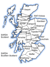 Map of Scottish MRT's
